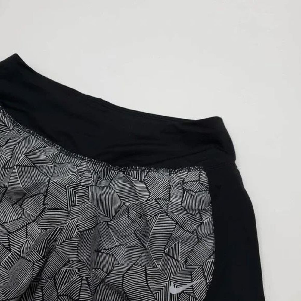 NIKE Canopy Crew Printed Dri Fit Shorts Black Size M running shorts - Picture 9 of 11